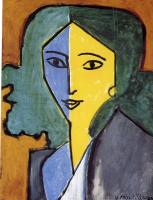 Matisse, Henri Emile Benoit - portrait of Lydia Delectorskaya